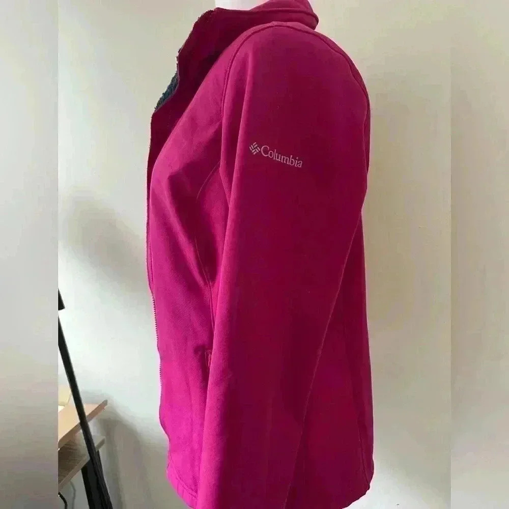 COLUMBIA Sportswear Women's Full Zip Jacket Fucsia S - Picture 2 of 7